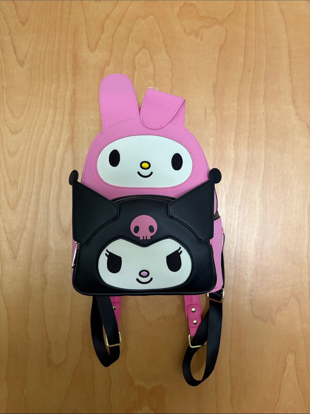 Sanrio loungefly Backpack - Pink Kuromi & My Melody Design